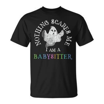 This Is My Scary Babysitter Costume Dont Scare Me Nanny Unisex T-Shirt | Mazezy