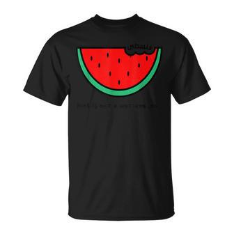 'This Is Not A Watermelon' Palestine Collection T-Shirt - Monsterry DE