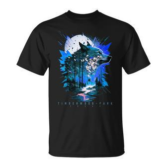 Timberwood Park Texas Vintage Wolf T-Shirt | Mazezy CA