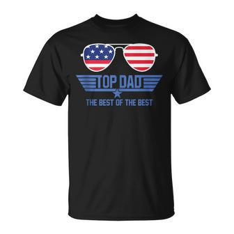 Top Dad The Best Of The Best Cool 80S 1980S Fathers Day Unisex T-Shirt - Seseable