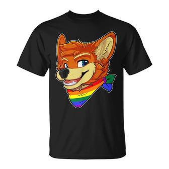 Traditional Gay Fursona Furry Fox Gay Rights Pride Week Unisex T-Shirt | Mazezy