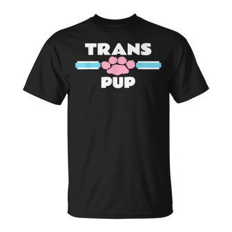 Trans Pup Gay Puppy Play Transexual Transgender Kink Unisex T-Shirt | Mazezy