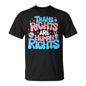 Trans Rights Are Human Rights Lgbtq Pride Transgender Unisex T-Shirt | Mazezy