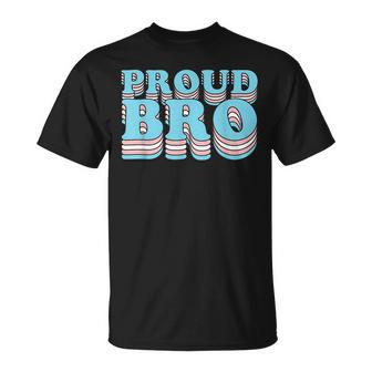 Transgender Pride Sibling Brother | Proud Trans Bro Unisex T-Shirt | Mazezy