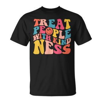 Treat People With Kindness Trendy Preppy Unisex T-Shirt | Mazezy