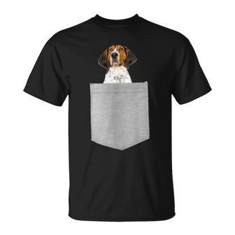 Treeing Walker Coonhound Dog In Your Pocket T-Shirt | Mazezy