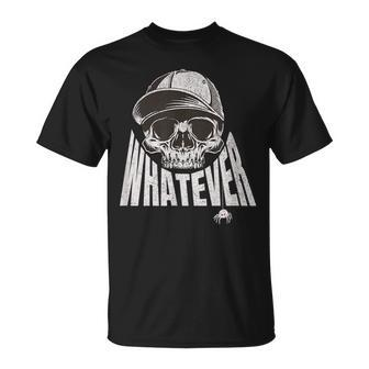 Trending Whatever Skull Embodies Rebelion And Indifference Unisex T-Shirt | Mazezy