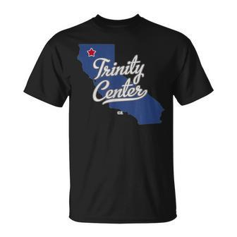 Trinity Center California Ca Map T-Shirt | Mazezy DE