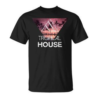 Tropical House Music Edm Festival Rave T T-Shirt | Mazezy