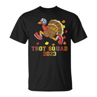 Trot Squad 2023 Running Exercise Turkey Thanksgiving T-Shirt | Mazezy UK