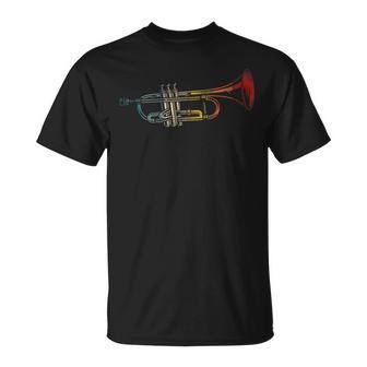 Trumpet Player Retro Vintage T-Shirt | Mazezy