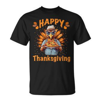 Turkey Day Happy Thanksgiving Family Dinner T-Shirt - Seseable