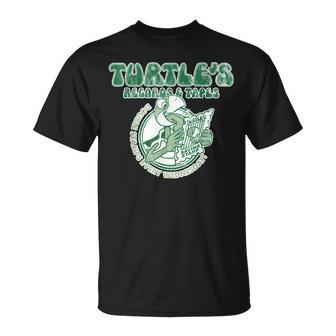 Turtles Records And Tapes T-Shirt - Seseable