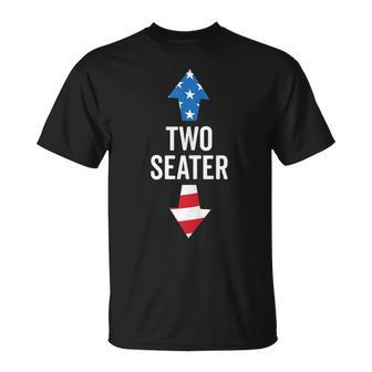 Two Seater Usa 4Th July 2023 White Trash Party Attire T-shirt - Thegiftio UK