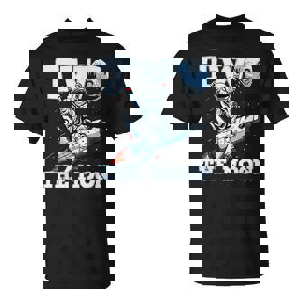 Two The Moon Toddler 2Nd Birthday For 2 Year Old Unisex T-Shirt | Mazezy