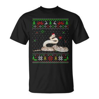 Ugly Christmas Pajama Sweater Snake Animals Lover T-Shirt - Monsterry UK