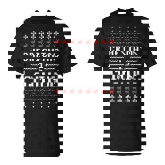 Ugly Christmas Sweater Christmas Is Coming Holiday T-Shirt - Monsterry