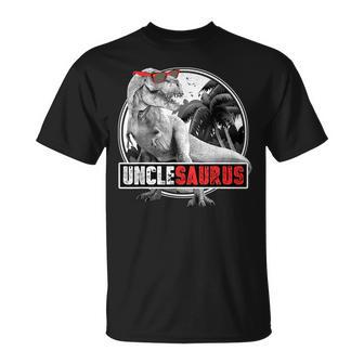 Unclesaurus T Rex Dinosaur Uncle Saurus Matching Unisex T-Shirt | Mazezy