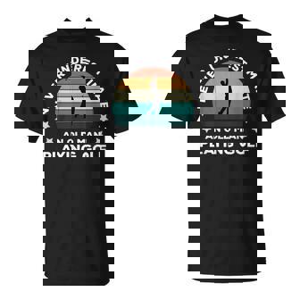 Never Underestimate An Old Man Playing Golf Fun Golfer Joke T-Shirt | Mazezy