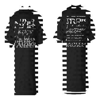 Never Underestimate The Power Of A Loan Officer Banker T-Shirt | Mazezy