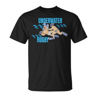 Underwater Rugby Underwater Emblem Rugby Underwater Idea T-Shirt | Mazezy