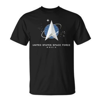 United States Us Space Force Ussf Delta Flag Unisex T-Shirt | Mazezy