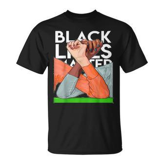 Unity In Black Lives Matter Ally Allies Show Support Unisex T-Shirt | Mazezy