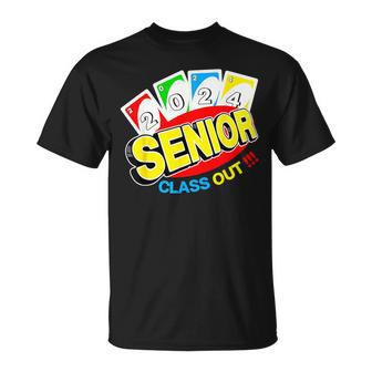 Uno Out Senior 2024 Graduation Class Of 2024 Uno Lover T-Shirt | Mazezy