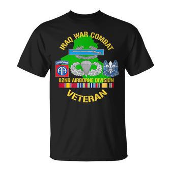 Us Army 82Nd Airborne Division Iraq War Oif Combat Veteran Unisex T-Shirt | Mazezy