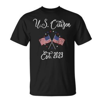 Us Citizen 2023 New American Citizenship Celebration T-Shirt - Monsterry