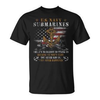 Us Navy Submarines Veteran Unisex T-Shirt | Mazezy