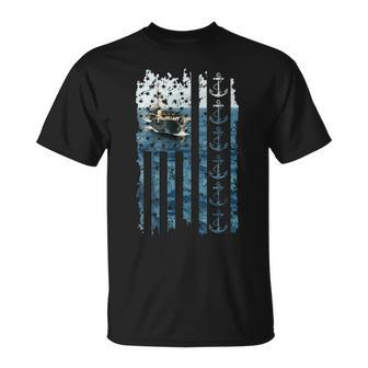 Us Navy Veteran Veterans Day Gift Fathers Day Unisex T-Shirt | Mazezy