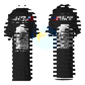 Usa 4Th Of July Patriotic Eagle American Flag Funny Graphic Patriotic Funny Gifts Unisex T-Shirt | Mazezy