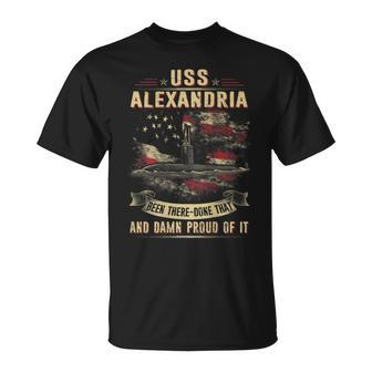 Uss Alexandria Ssn757 Unisex T-Shirt | Mazezy