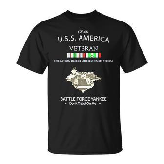Uss America Desert Storm Veteran Unisex T-Shirt | Mazezy