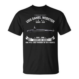 Uss Daniel Webster Ssbn626 Unisex T-Shirt | Mazezy