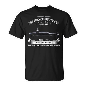 Uss Francis Scott Key Ssbn657 T-shirt - Thegiftio UK