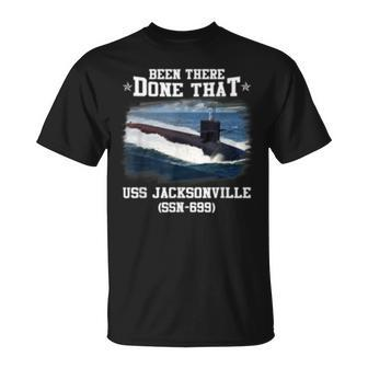 Uss Jacksonville Ssn699 Navy Ships Unisex T-Shirt | Mazezy