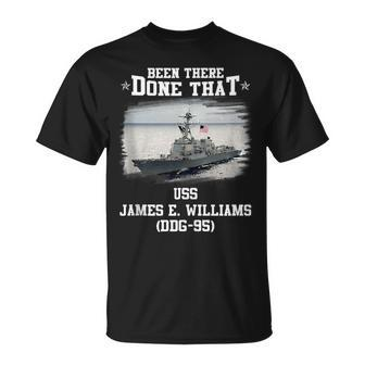 Uss James E Williams Ddg-95 Veterans Day Father Day T-shirt - Thegiftio UK