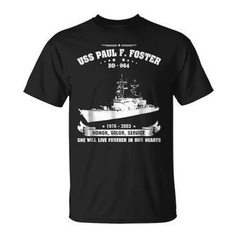 Uss Paul F Foster Dd964 Unisex T-Shirt | Mazezy