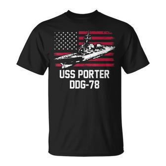 Uss Porter Ddg78 T-shirt - Thegiftio UK
