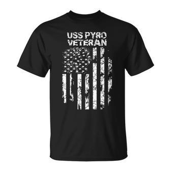 Uss Pyro Veteran T-Shirt | Mazezy