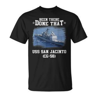 Uss San Jacinto Cg56 Navy Ships Unisex T-Shirt | Mazezy