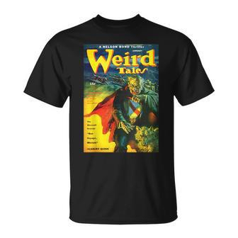 Vampire Werewolf Halloween Horror Vintage Comic Book Retro Halloween Funny Gifts Unisex T-Shirt | Mazezy