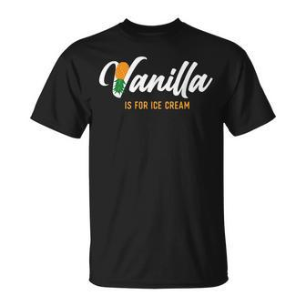 Vanilla Is For Ice Cream - Upside Down Pineapple Swinger Unisex T-Shirt - Monsterry UK