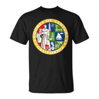 Ventura Coat Of Arms Jersey National Pride Gift Unisex T-Shirt | Mazezy