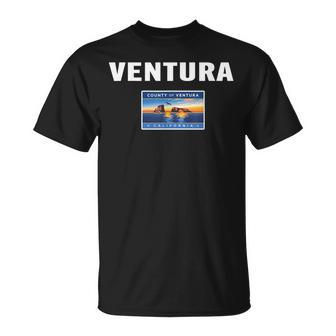 Ventura Flag National Pride Gift Souvenir Unisex T-Shirt | Mazezy