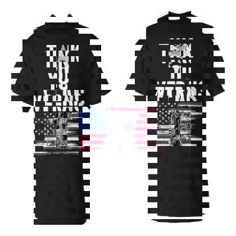 Veteran Vets Thank You Veterans Shirts Proud Veteran Day Dad Grandpa 344 Veterans Unisex T-Shirt - Monsterry