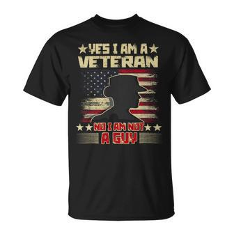 Veteran Vets Yes Im A Female Veteran Women Veterans Day 6 Veterans Unisex T-Shirt - Monsterry UK