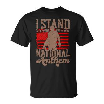 Veterans Day Stand For The National Anthem 270 Unisex T-Shirt - Monsterry DE